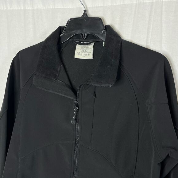 Black Diamond Men Softshell Black Full Zip Jacket Size Medium Zip Pockets Casual - Picture 3 of 9